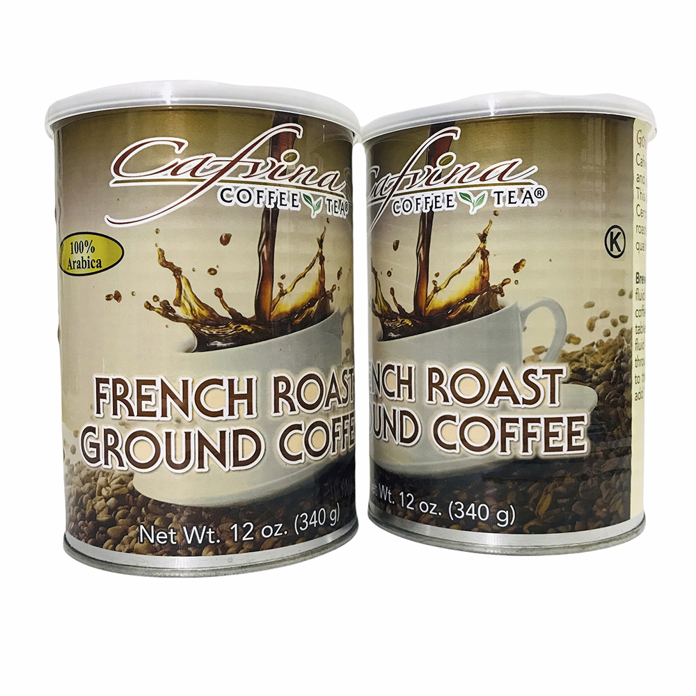 Combo 02 Hộp Cà Phê Xay 100% Arabica French Roast - French Roast Ground Coffee - 340gr/hộp - Cà phê Cao cấp - Cà phê nhập - Cà phê Mỹ - Cà phê sữa - Cà phê rang xay cao cấp - Cà phê rang xay thượng hạng.